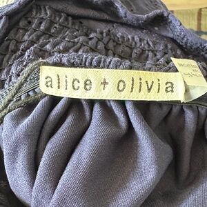 Alice + Olivia Deep Navy Blue Strapless free sz 4